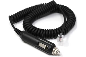 Crossery Radar Detector Power Cord for Uniden R3 R7 R1 Radar Detector, Valentine One Radar Detector Gen 2 V1 Escort Redline 360c Max Solo Passport 9500ix 8500 X80, Beltronics Radar Detector Cable Wire