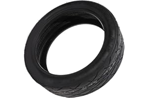 FACEUER 10x2.50‑6.5 Tubeless Tire, 10x2.50‑6.5 Vacuum Tire Good Sealing Performance Groove Design for Electric Scooter