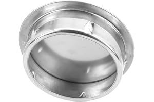 CWOQOCW Chimney Hole Cover, Stove Pipe Cover Stove Log Burner Cap Stainless Steel Flue Liner Cap Duct Plug Pipe Rain Cover(150mm)