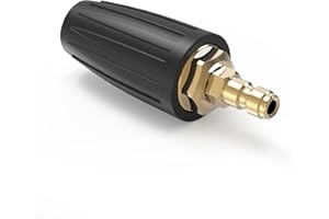 OHAYORI Turbo Nozzle for Pressure Washer, 3600PSI 0.35 1.8GPM Rotating Spray Turbo Nozzle with 1/4" Quick Connect, Pressure Washer Cleaner Gun Nozzle Accessory for Greden, Roof, Path