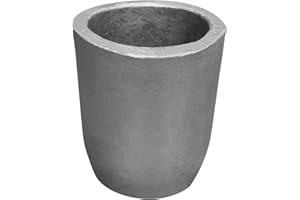 lormuzi #5s (7kg) Graphite Crucible for Metal Melting Casting Refining Gold Silver Copper Brass Aluminum