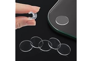 TAIYYI 50 Stück Transparente Antirutsch Glasplatte Tisch 27mm Anti Rutsch Pads Glasplatte Rutsch- und Stoßfest Ideal für rutschfeste Esstische (No Glue, 1)