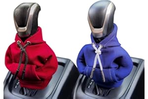 LUPATDY 2 Stück Schaltknauf Schalthebel Hoodie, Kreative Schaltknauf Hoodie, Manueller Oder Automatischer Schalthebel, Staubdichter Schutz, Dekoratives Autozubehör, Car Accessories Interior