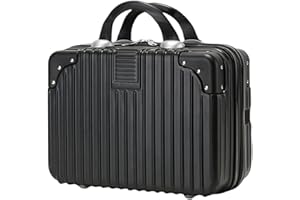 Balakaka Kosmetikkoffer Wasserdicht Schminktasche Leichter Handgepäck Beauty Case mit Handgriff und Reißverschluss, Damen Verschleißfest Hartschale Kulturtasche für Reise Ausflug
