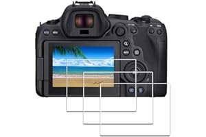 iDaPro Ochraniacz ekranu do Canon EOS R6 Mark II /R6 R 6/R7 R 7 [3 sztuki] R6II R6 II szkło hartowane łatwa instalacja