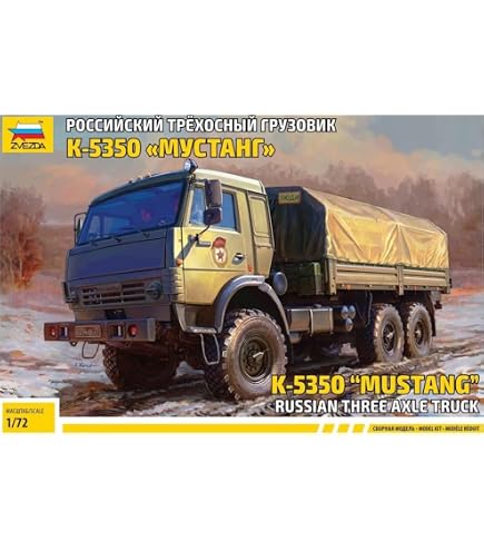 Zvezda 500783654 - 1:35 Ural 4320 - Camión Ruso, maqueta, Kit de