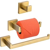 TNOMS Edelstahl Toilettenpapierhalter – Wandmontiert, Rostfrei, Typ 304, Verdeckte Schrauben, Für Bad & Küche