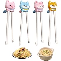 2 Paia Bacchette Allenamento Bambini - Design Animaletti Colorati Per Principianti - Foto 10