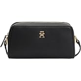 Tommy Hilfiger TH GRACE CAMERA BAG Kadın &Ccedil;apraz Askılı &Ccedil;anta Black OS