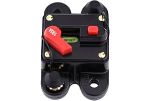 12V-24V DC Automatyczny wyłącznik bezpiecznika Przerywacz resetujący Bezpiecznik samochodowy Łódź morska Rower Stereo Audio (100A)