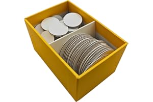 Futhark 100 Dry Erase Tokens for DND – Writable RPG Tokens in 2 Sizes for Combat Tracking, Initiative, Conditions, and Effects – Reusable Circle Markers for Tabletop Games