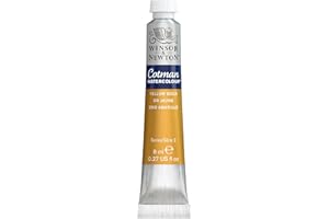 Winsor & Newton 8840525 Cotman Metallic Aquarellfarbe - Gelbgold - 8ml Tube, lebendige Studio-Wasserfarbe, hochwertige Pigmente & sehr gute Verarbeitungseigenschaften