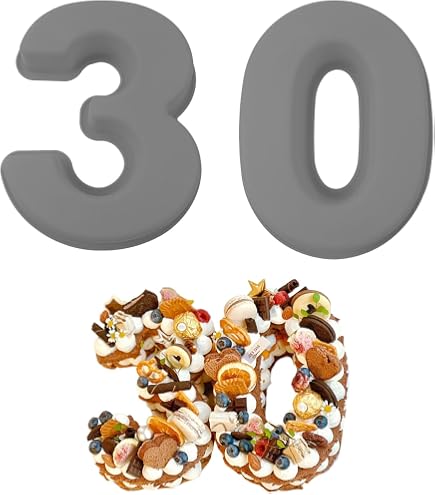 13 Pouces (33cm) XL Nombre de Silicone Moule à gâteau
