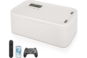 STRIXORN Handy Safe mit Zeitschloss, Abschließbare Box mit Timern für Handy, Snacks, Alkohol oder andere unerwünschte Versuchungen, Selbstkontrolle Timer Schließfach, Handy Gefängnis für Arbeit & Kinder (Weiß)