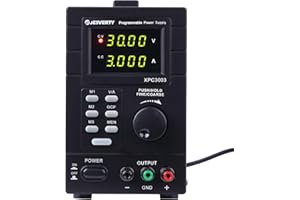 Alimentation CC programmable Variable, 30 V 3 A, Type linéaire, Affichage LED à 4 Chiffres de Haute précision avec 3 emplacements mémoire et Ventilateur de Refroidissement intégré – Jesverty XPC-3003