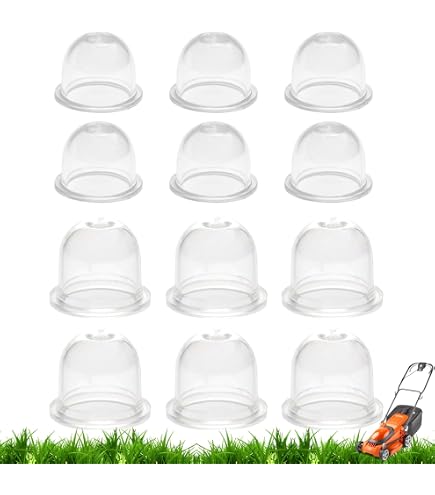 12 Pompe à Bulle Carburateur - 19mm Et 22mm - Pour Tondeuse, Tronçonneuse, Souffleur - Transparent