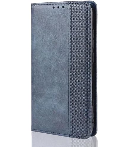 Funda De Libro HAOYE Para Realme 14X 5G - Cuero PU Con Tapa Magnética, Ranuras Para Tarjetas Y Soporte Plegable, Color Azul