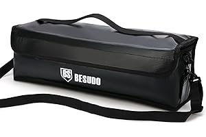 Besudo Borsa per batteria per e-bike – Custodia protettiva per batteria elettrica – Borsa di sicurezza per stoccaggio, trasporto, ricarica della batteria EBike in 2 misure -B-L