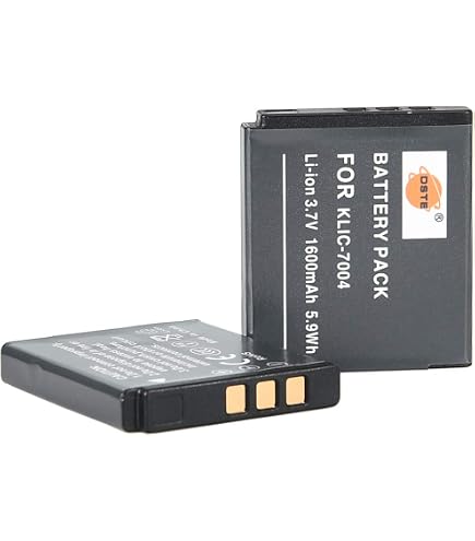 Olympus Li-40b Batterie AGFA Photo ZK01 - Compatible Appareil DC5200 - Li-ion Haute Capacité Batterie Rechange Compact Agfa