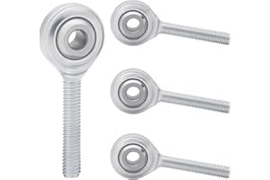 NAKUPENDA 4 Stück Gelenkkopf Gelenkkopflager Außengewinde Gelenk Außengewinde Performance Uniballgelenk Gelenklager (M4)
