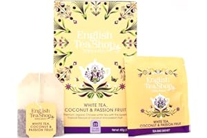 English Tea Shop - White Tea, Coconut & Passion Fruit, 1 pack 20 Count