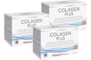 Prisma Natural Plus Anti-aging Stick Colágeno (Pack 3-90 sobres) Colageno hidrolizado, Resveratrol, Acido hialuronico, Vitamina C, Acai, Acido alfalipoico, silicio organico... Antiedad, pelo y uñas