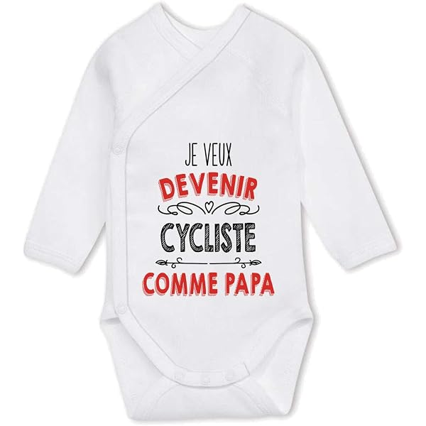 Body Manches Longues Bébé Personnalisé - Licorne Avion - 100% Coton OEKO-TEX - Cadeau Naissance