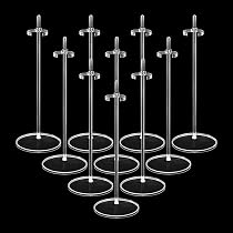 10 Supports Transparents Pour Poupées 28-33cm - Présentoir Réglable Pour Collection