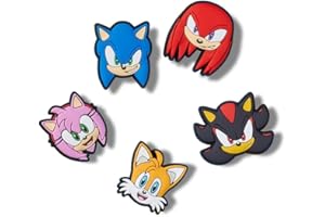 Crocs Unisex Jibbitz Shoe Sega Igel Multipack, Charms Charaktere