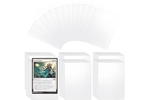 XUEFENFEI 300 Stück Sleeves Kartenhüllen, 66 x 91mm, Transparente Karten Hüllen für Pokemon, Yugioh, MTG, K-POP, TCG, Baseball und Fußballkarten, Mini Photo