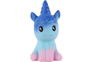 Anboor Squishies Unicornio Caballo Kawaii Suave Crecimiento Lento Perfumado Animal Squishies Alivio del estrés Juguete para ni?os
