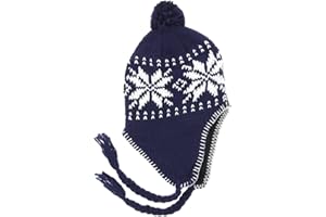 ...KARL LOVEN Bonnet Péruvien Chullo ch'ullu avec Pompon Mixte Homme/Femme Couleurs au Choix