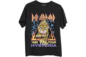 Rock Off officially licensed products Def Leppard Hysteria 88 T Shirt