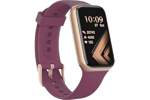 Muzaria Fitness Tracker with Heart Rate, Sleep Tracking, Blood Pressure and Blood Oxygen SpO2, 1.47" Touch Screen Activity Tracking IP68 Waterproof Smart Watch for Women Men