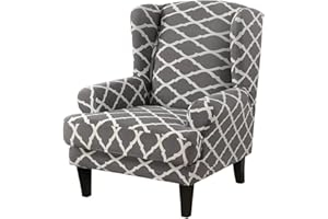 Meigeh Funda para sillón orejero Fundas para sillas de ala elásticas Funda para sillón de alas Impresas