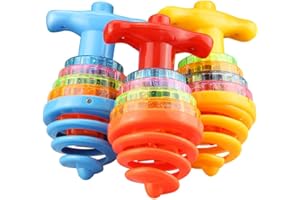 Kawosh Trottola giroscopio a LED Trottola Giocattolo Musicale, Topper Musica Topper per Bambini Colore Casuale