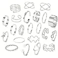 YouBella Fashion Jewellery Celebrity Inspired Combo of Latest Stylish Stackable Kunckle Rings Set for Women and Girls