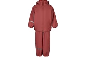 Celavi Dziecięca kurtka przeciwdeszczowa Pu Recycled Rain Set, Dusty Ceder, 100