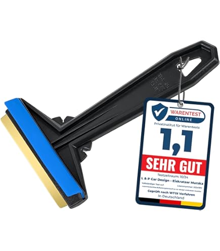Carpoint Eiskratzer Aus Plexiglas - 8cm Breite Für Auto Scheiben