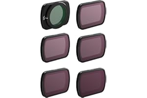 Uvafly Osmo Pocket 3 filtry ND, magnetyczny filtr ND, zestaw filtrów polaryzacyjnych CPL do DJI Pocket 3 akcesoria – 6 sztuk (CPL/ND8/ND16/ND32/ND64/ND128)