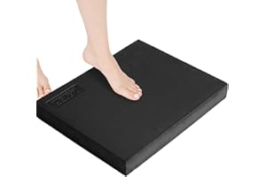 LaiEr Balance pad - Yoga Mat TrainerFoam Balance Mat for Stability Exercises, Strength Training, Gym Exercise, Enhances Balance, Coordination, Equilibrium and Muscle Strength(50cmX40cmX6mm)