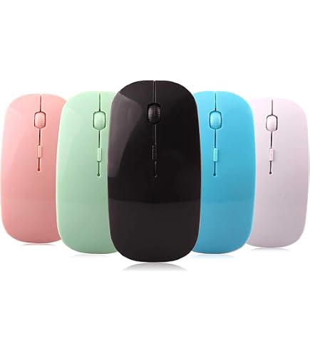 Mouse Wireless Cute A Forma Di Panda – Ottico, Ricaricabile, 2.4GHz, 1200 DPI – PC, Mac, Linux – Socobeta - 5
