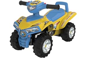 SUN BABY Quad pour Enfants 1 an, Rutscher, Babyquad, Véhicule à Glisser Babyauto (Jaune)