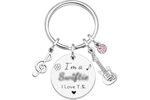 POAEMKI Singer keyring Fans Gifts For T.S Fans Women Girls Keyring Keepsake Accessories “I’M A Swiftie I Love T.S” Fans Lover Souvenir Gift Jewelry