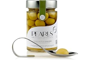 PEARLS MOLECULAR EXPERIENCE Pearls de Oliva Verde (30 Ud.) Esferificaciones Premium listas para degustar. Descubre la Gastronomía Molecular. Una explosión de sabor y sensaciones. Cocina molecular. Productos Gourmet.