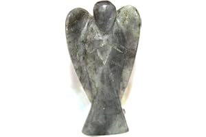 Jet International Fantastyczny labradoryt 2" Angel Free Booklet terapia kryształowa czakra wyrównanie jedyna w swoim rodzaju energia miłość, boski duchowy jasnowidz