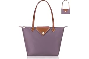 BOJLY Oxford pour Femme Sac à Bandoulière de Pliage Grande Capacité Sac a Main Nylon Dames Shopping Pliant Fourre-tout Plage Sac de Voyage Imperméable Occasionnel