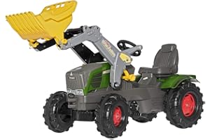 Rolly Toys 611058 - Trattore a Pedali Farmtrac Fendt 211 Vario con Ruspa