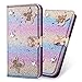Produktbild Ledertasche BookStyle Luxus Bling Glitzer Diamant Slim Leder Hülle Schutzhülle Scratch Bumper Flip Folio Wallet Stand Case Card Slots Pocket Shell Magnetverschluß Etui Case für Samsung J5 2017