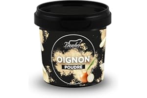 BEMBO QUALITÀ D'AUTORE Oignon en Poudre Bembo 60 g | Poudre d'Oignon | Épice Naturelle Déshydratée pour Mélanges, Sauces et Salsas | Emballage anti-lumière et anti-oxydation, réutilisable et recyclable